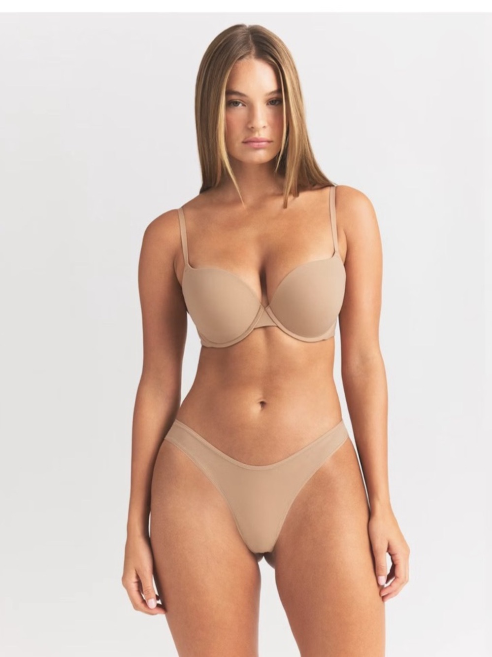 SKIMS Fits Everybody Push-Up Bra Nude 34C